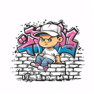 樱花影视客服团队形象插画